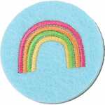 DEPESCHE Filzmagnet klein Regenbogen