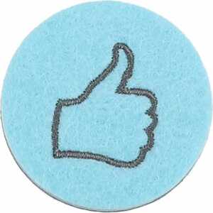 DEPESCHE Filzmagnet klein Daumen hoch