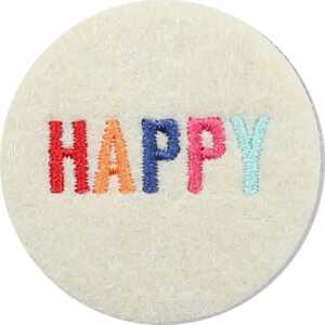 DEPESCHE Filzmagnet klein Happy