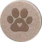 DEPESCHE Filzmagnet klein Pfote