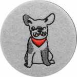 DEPESCHE Filzmagnet klein Hund