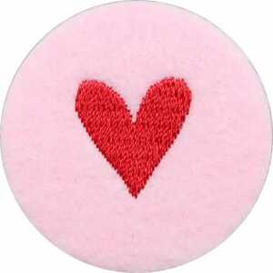 DEPESCHE Filzmagnet klein Herz rosa