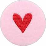 DEPESCHE Filzmagnet klein Herz rosa