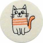 DEPESCHE Filzmagnet klein Katze