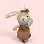 Mini Spieluhr Hase natur ab 0 Monaten mehrfarbig 14x5x24cm