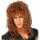 WIDMANN Perücke 80er Jahre Rock Star braun
