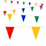 Wimpelkette aus PVC 20 Wimpel auch für Außen...