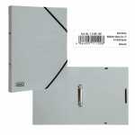 Idena Eco Ringbuch 2 Ringe grau DIN A4 25mm aus Karton