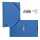 Idena Eco Ringbuch 2 Ringe blau DIN A4 25mm aus Karton