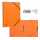 Idena Eco Ringbuch 2 Ringe orange DIN A4 25mm aus Karton