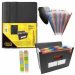 Idena Dokumentenmappe 24 Fächer schwarz DIN A4