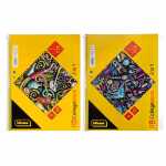 Idena Collegeblock 2in1 48 Blatt kariert/32 Blatt liniert...