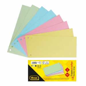 Idena Trennstreifen 4 Farben 40 Stück