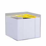 Idena Zettelbox weiß 9x9x8cm 700 Blatt