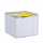 Idena Zettelbox weiß 9x9x8cm 700 Blatt