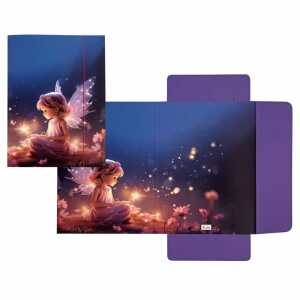 Idena Sammelmappe Fee mit Gummizug 400g/m² DIN A3