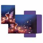 Idena Sammelmappe Fee mit Gummizug 400g/m² DIN A3