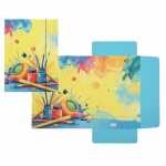 Idena Sammelmappe Pinsel mit Gummizug 400g/m² DIN A3