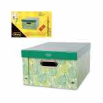 Idena Aufbewahrungsbox faltbar grün 37,5x28x18cm