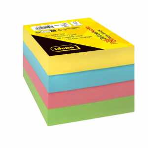 Idena Zettelklotz lose farbig 9x9cm 700 Blatt