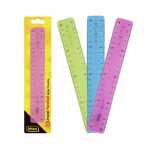 Idena Lineal PP flexibel 20cm 3fach sortiert