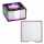 Idena Zettelbox Bicolor 500 Blatt lila/grün 103x103x57mm 80g/m²