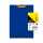 Idena Klemmbrett PVC beschichtet blau DIN A4