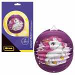Idena Lampion Einhorn Ø26cm 4064997304134