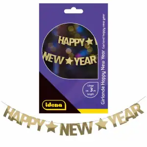 Idena Girlande Happy New Year 300cm