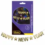 Idena Girlande Happy New Year 300cm