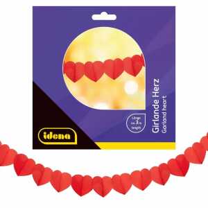 Idena Girlande Herz 17,8x16,5cm