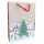 Geschenktasche Winterszene mit Tannenbaum mehrfarbig 25x8,5,5x34,5cm
