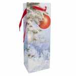 Idena Flaschentasche Weiße Weihnachten mehrfarbig...