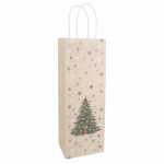 Idena Flaschentasche Weihnachten Tannenbaum mehrfarbig...