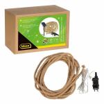 Duo Solar-LED-Lichterkette Netzteil/Solarmodul 8h Timer...