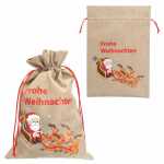 Idena Weihnachtsgeschenksack Weihnachtsmann Schlitten...