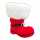 Idena Nikolausstiefel rot 16x11x18cm
