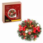 Idena Weihnachtskranz mit LED batteriebetrieben 6h Timer...