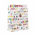 Idena Geschenktasche Happy Birthday 18x23x8cm