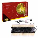 Idena Kerzenlichterkette LED 50er warmweiß für...