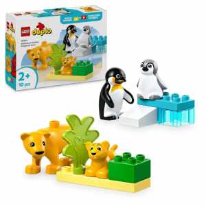 LEGO duplo Wildtier Familien Pinguine und Löwen