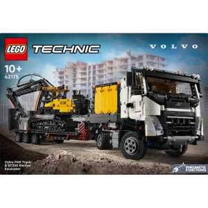 LEGO TECHNIC Volvo FMX LKW mit EC230 Electric Raupenbagger