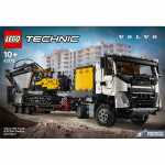 LEGO TECHNIC Volvo FMX LKW mit EC230 Electric Raupenbagger
