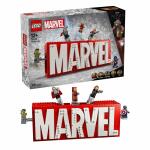 LEGO Marvel Super Heroes MARVEL Logo & Minifiguren