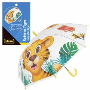 Idena Schirm Tiger Ø83x66cm 4064997501144