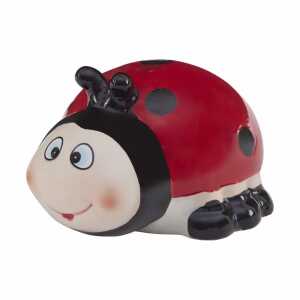 Idena Keramikspardose Marienkäfer 14x13x9cm