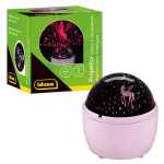 Idena LED Projektor Einhorn Sternenhimmel 11,5x11,5x13cm