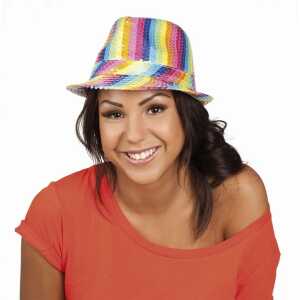 Boland Hut Popstar Rainbow mehrfarbig