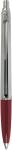 Kugelschreiber EPOCA CHROME, Schaft chrom/burgundrot,...