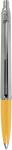 Kugelschreiber EPOCA CHROME, Schaft chrom/gelb, Mine 1,0 mm